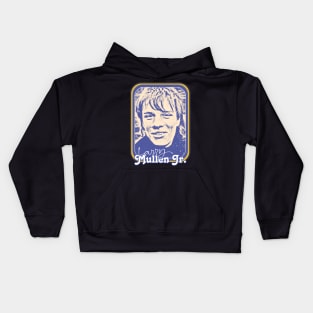 Larry Mullen Jr / Retro 80s Fan Design Kids Hoodie